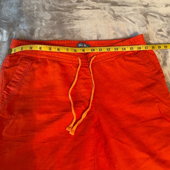Fleur Blueue Red Linen Pants Size 8 - Picture 5 of 5